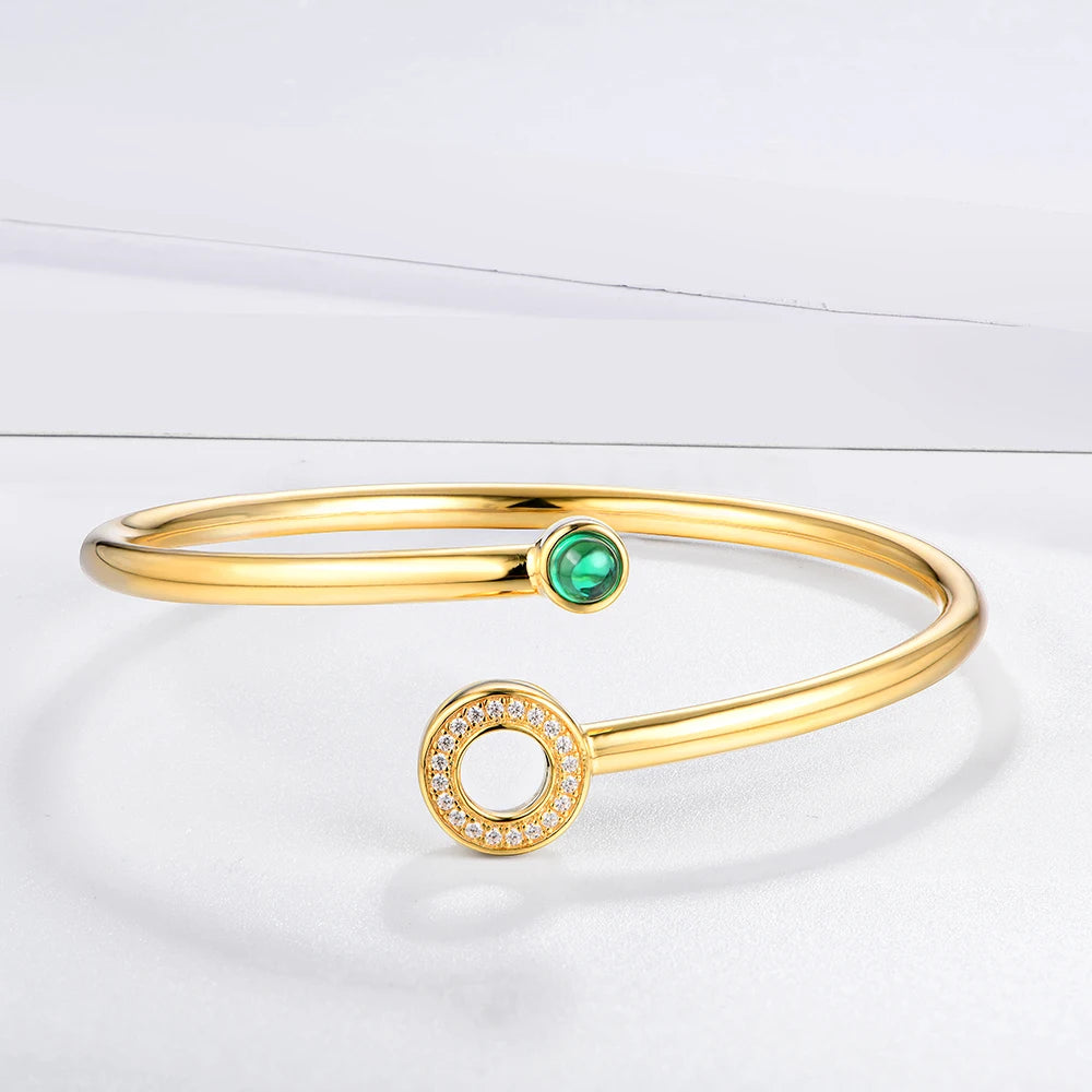18K Yellow Gold Plated Charm Bracelet
