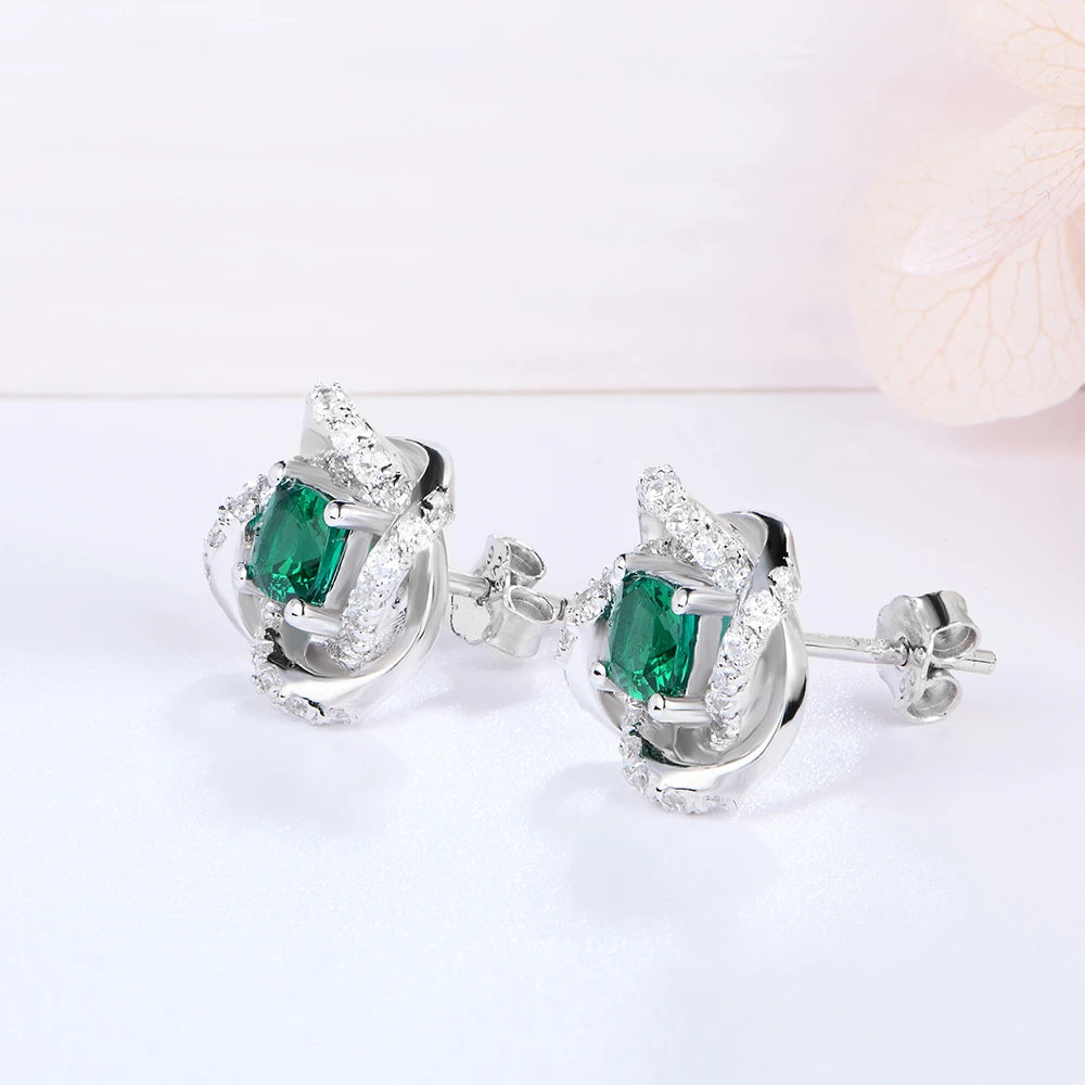 Vintage 100% 925 Sterling Silver Earrings