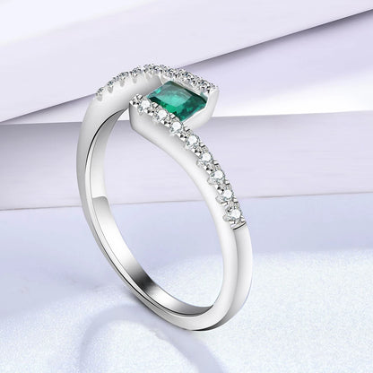 100% 925 Sterling Silver Engagement Ring