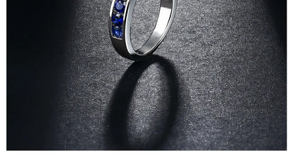 Blue Sapphire Real Silver Rings