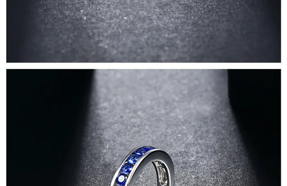 Blue Sapphire Real Silver Rings
