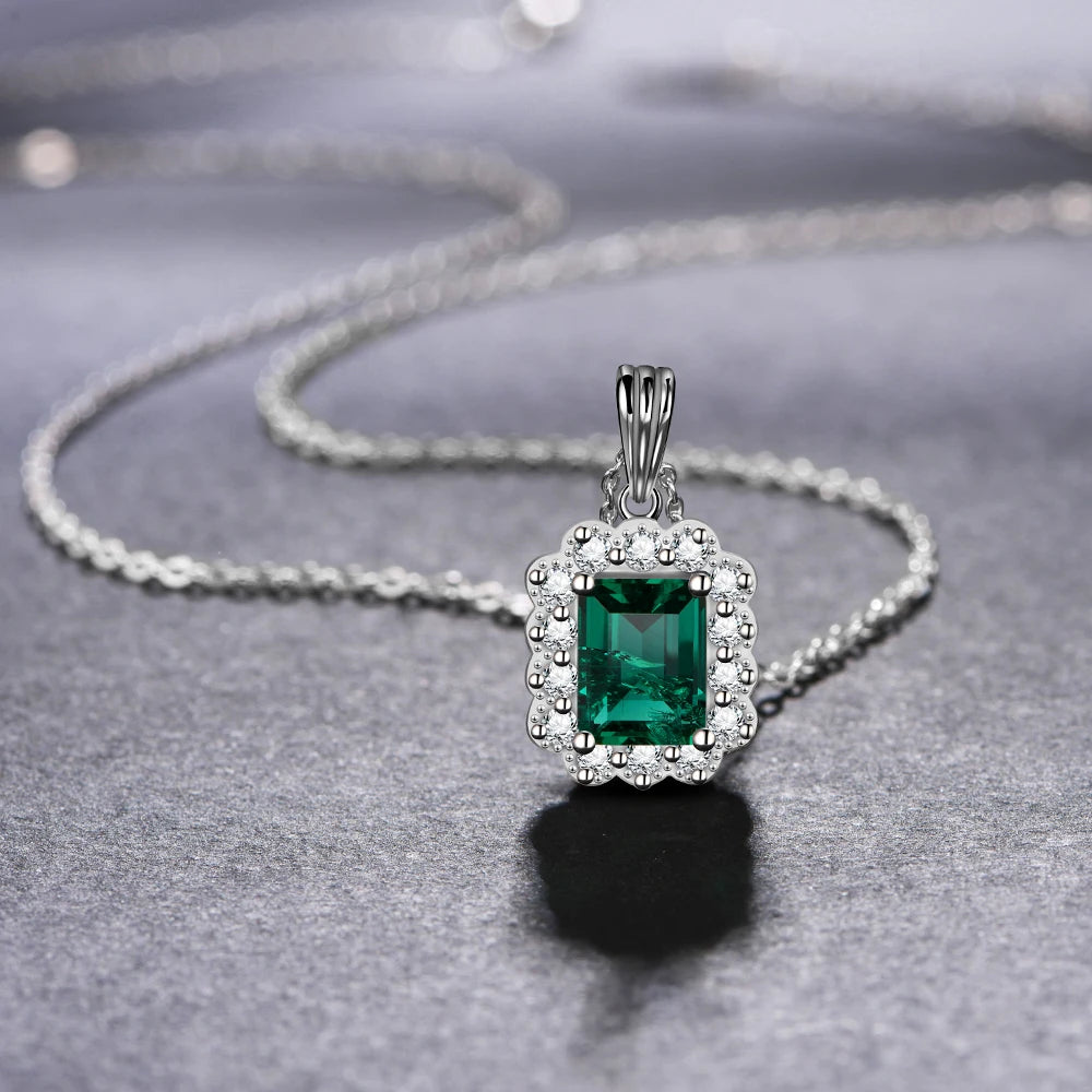 Vintage 100% 925 Sterling Silver Diamonds Necklace