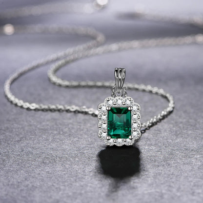 Vintage 100% 925 Sterling Silver Diamonds Necklace
