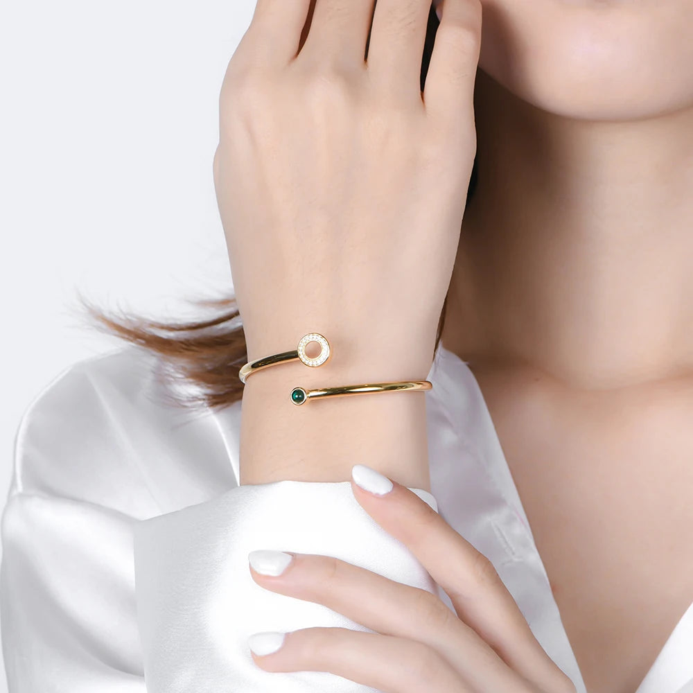 18K Yellow Gold Plated Charm Bracelet