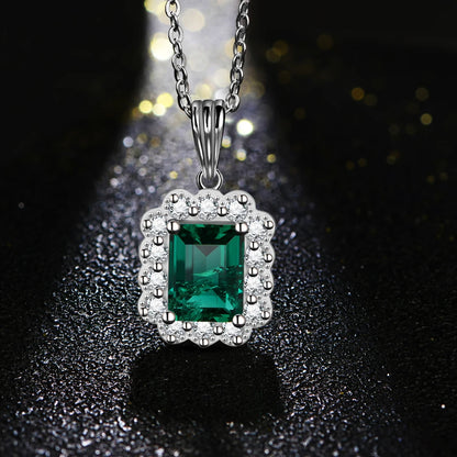 Vintage 100% 925 Sterling Silver Diamonds Necklace