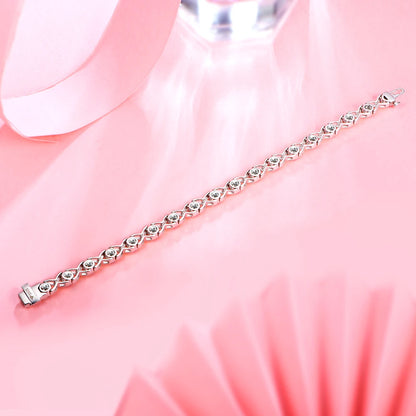 925 Silver 18K Gold Plated Tennis Bracelets