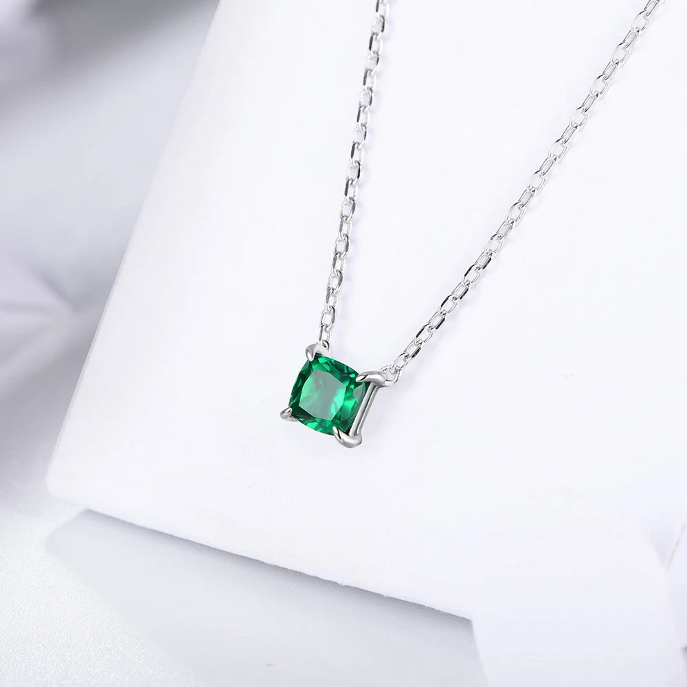 Vintage 925 Sterling Silver Moissanite Diamond Necklace