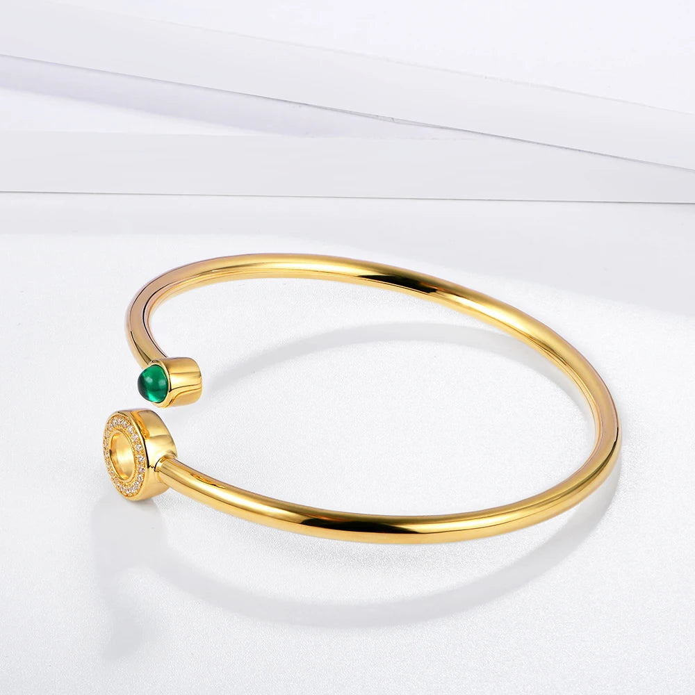 18K Yellow Gold Plated Charm Bracelet