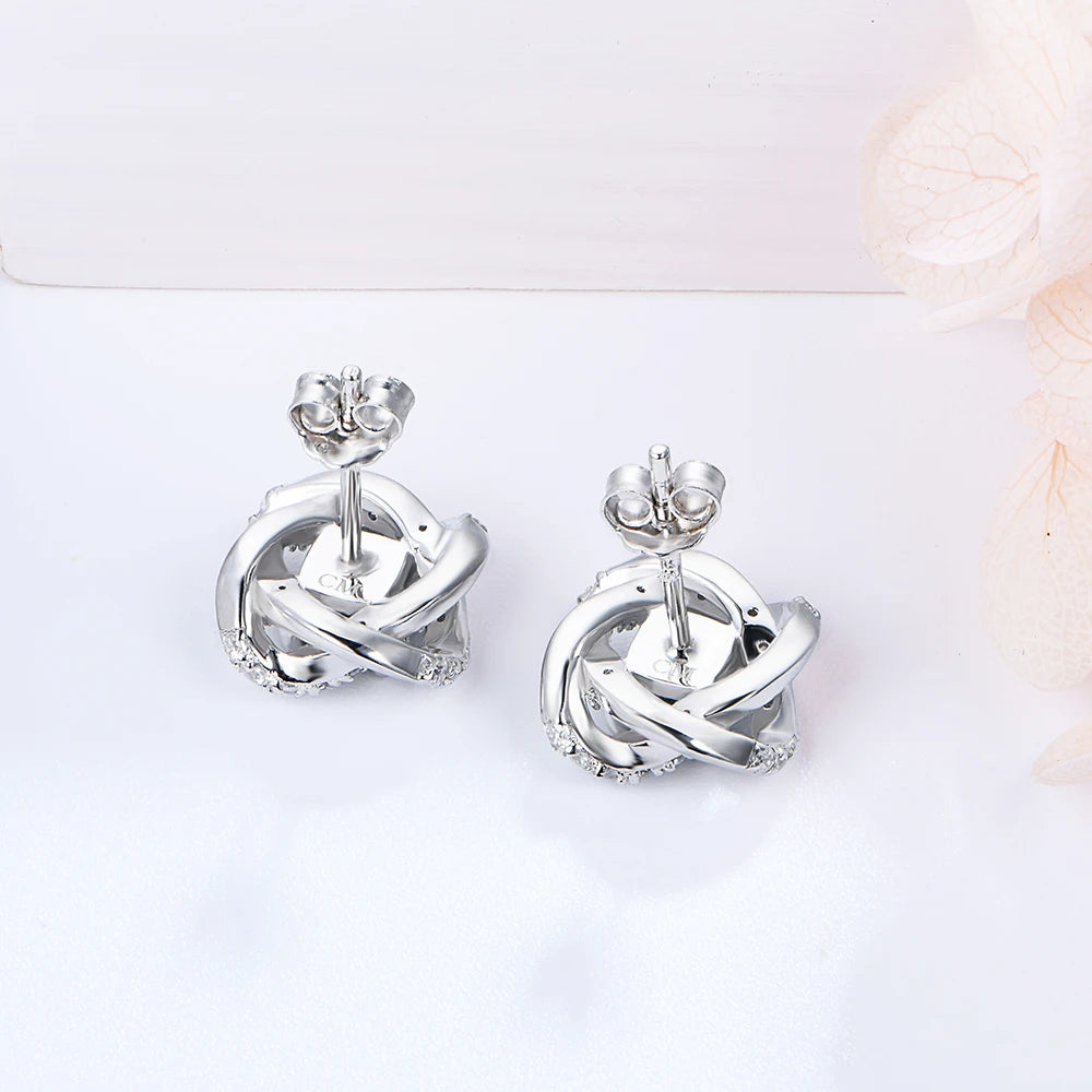 Vintage 100% 925 Sterling Silver Earrings