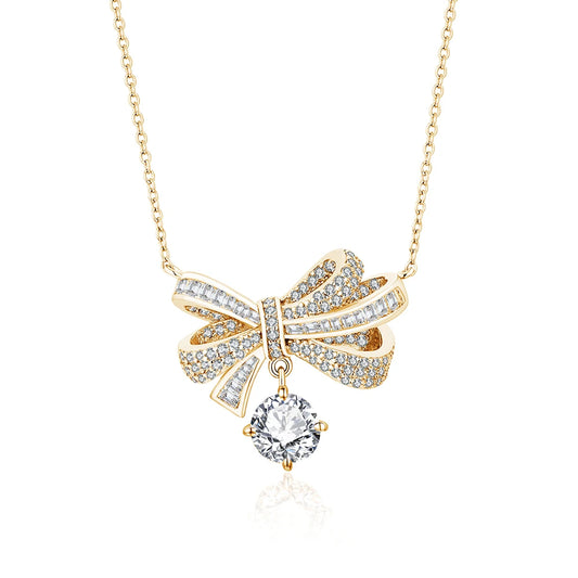 925 Sterling Silver Diamond Necklace