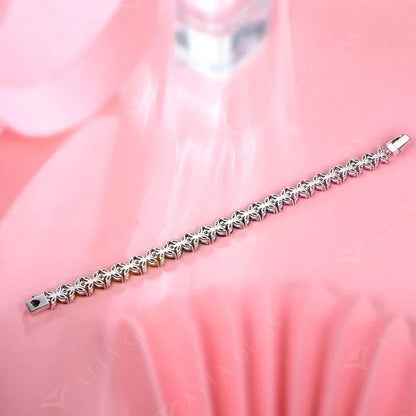 S925 Sapphire Sterling Silver Bracelet