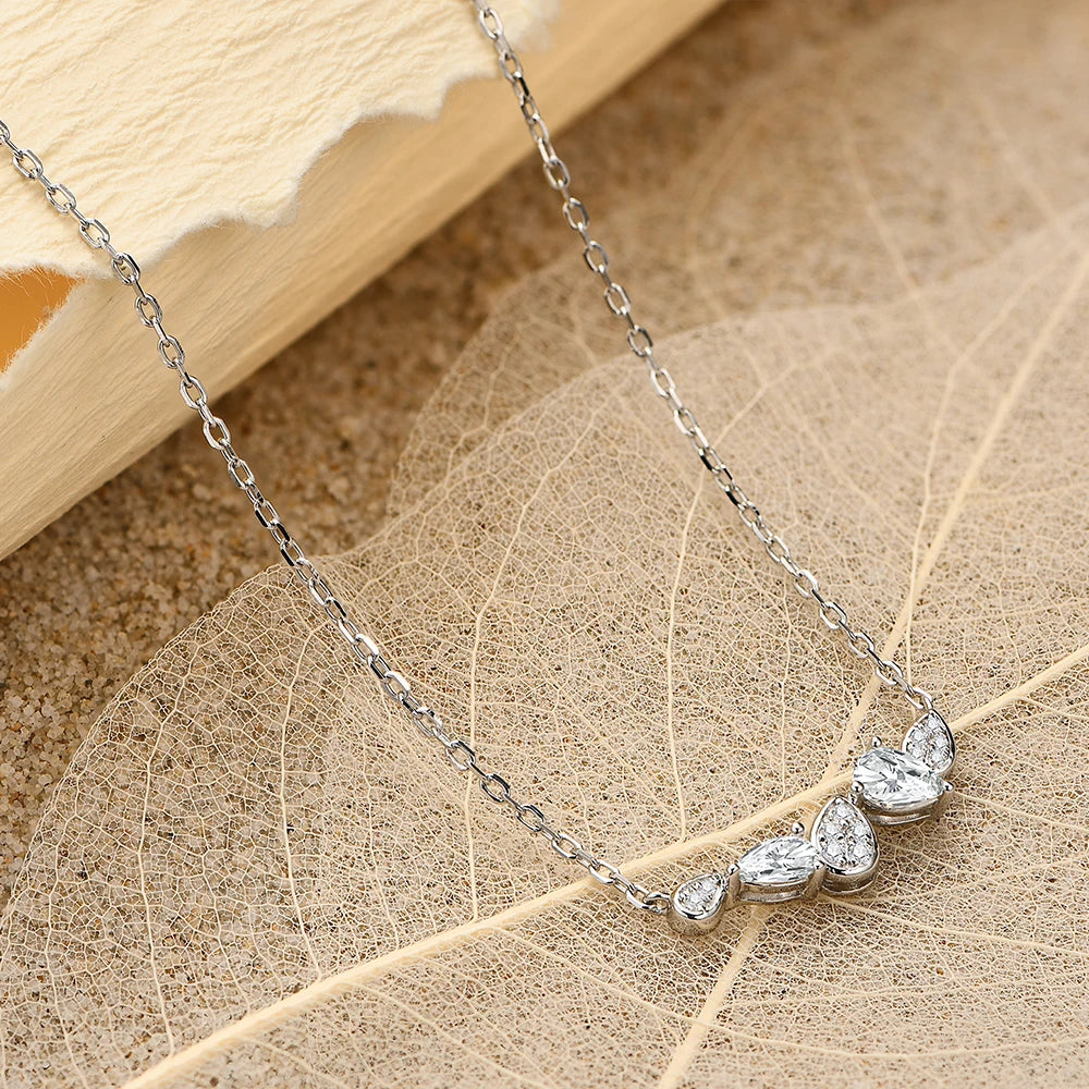 925 Sterling Silver Moissanite Necklace