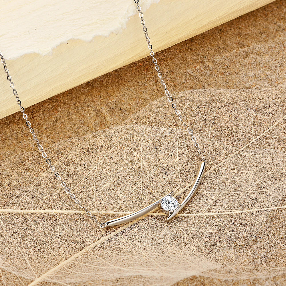Luxury 5.0mm D Color Moissanite Necklace