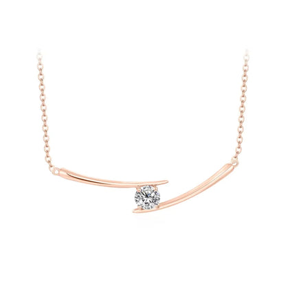 Luxury 5.0mm D Color Moissanite Necklace