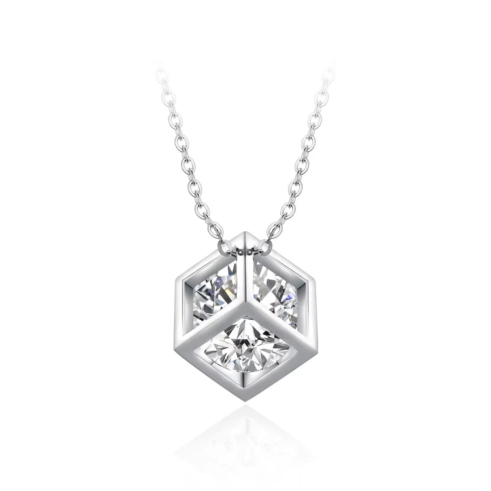 Luxury 4.0ct D Color Moissanite Necklace