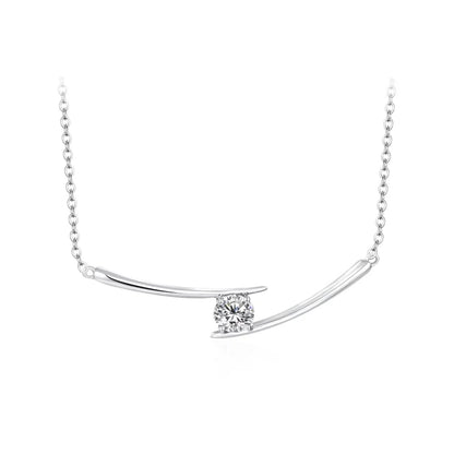 Luxury 5.0mm D Color Moissanite Necklace