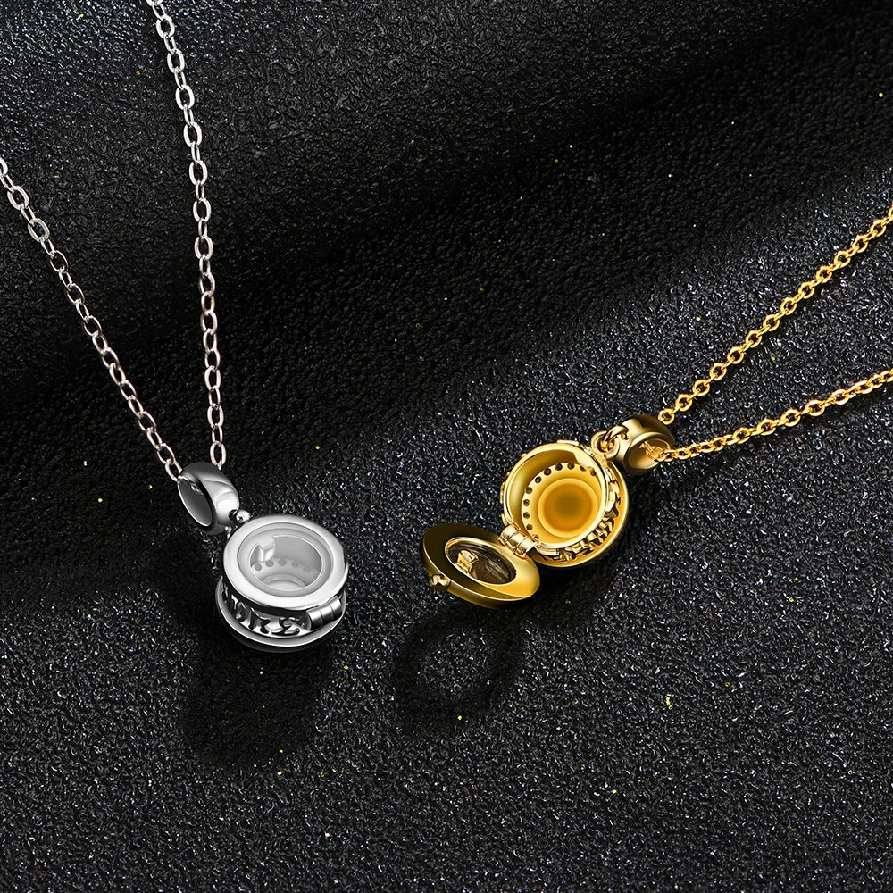 18K Yellow Gold Plated Lab Grown Emerald Gemstone Necklaces