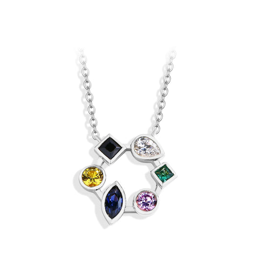 18K Yellow White Gold Plated Necklace