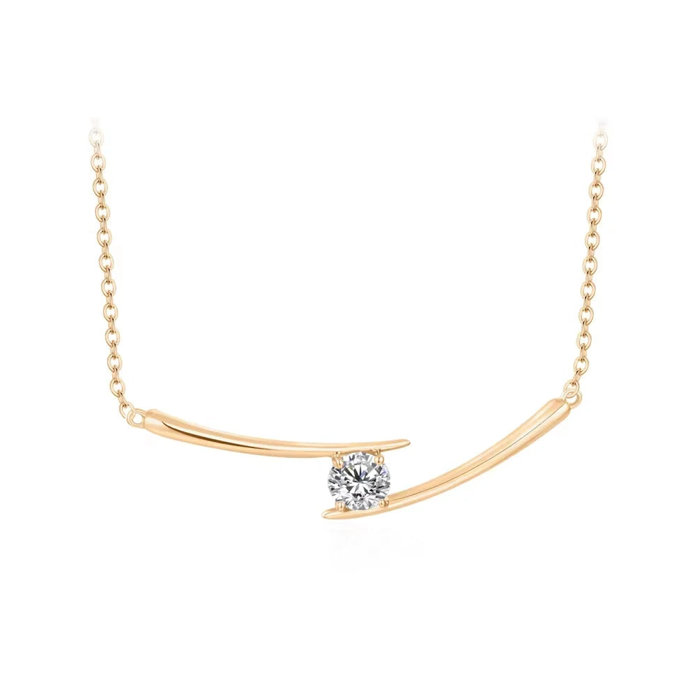 Luxury 5.0mm D Color Moissanite Necklace