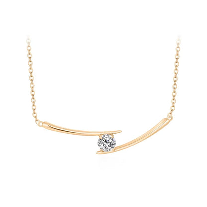 Luxury 5.0mm D Color Moissanite Necklace