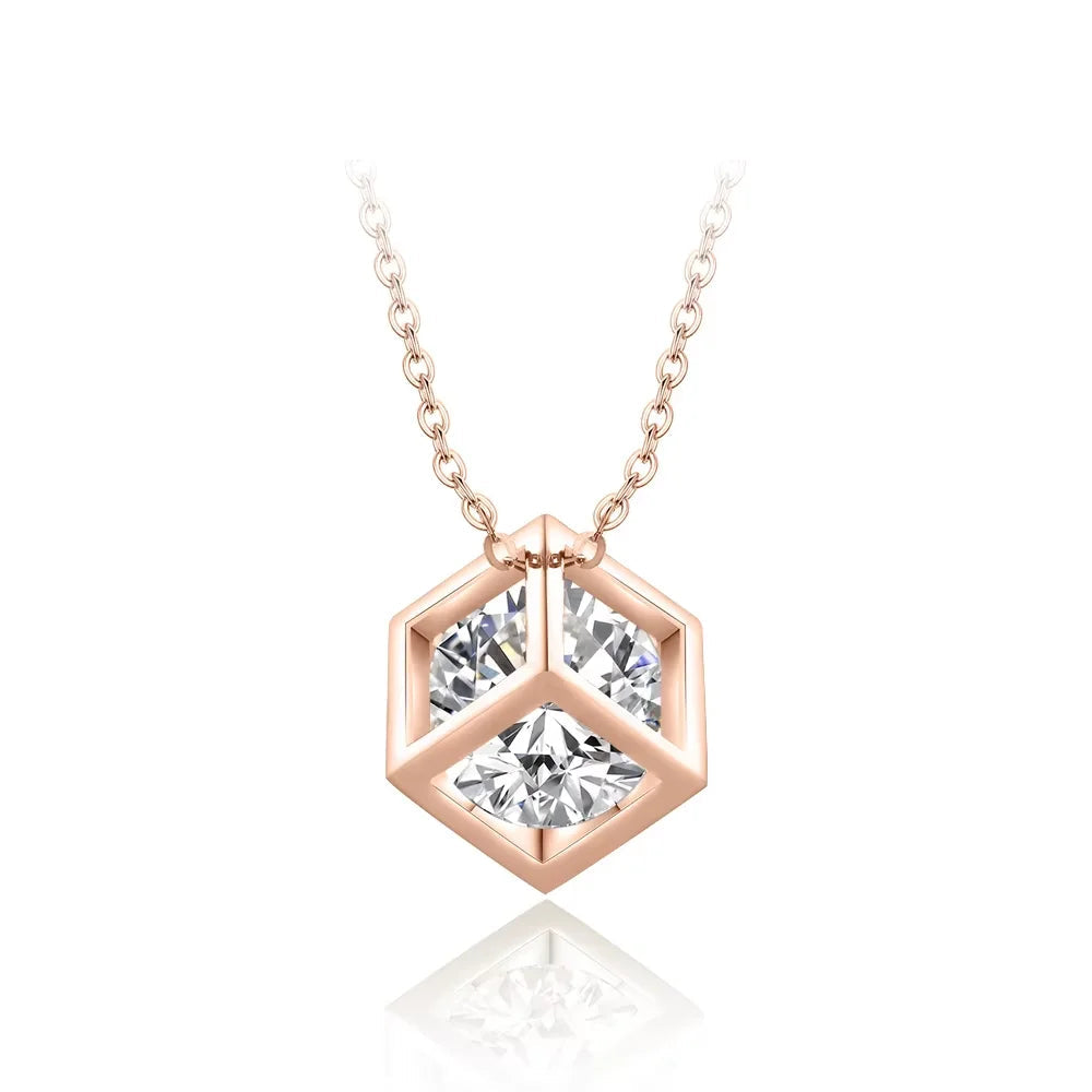 Luxury 4.0ct D Color Moissanite Necklace