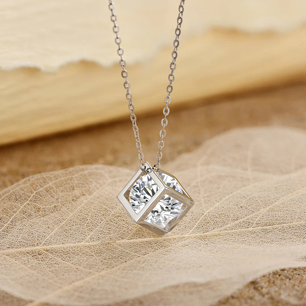Luxury 4.0ct D Color Moissanite Necklace