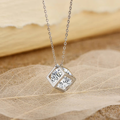 Luxury 4.0ct D Color Moissanite Necklace