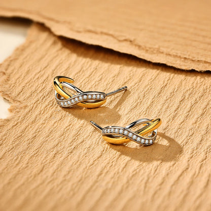 925 Sterling Silver Special Moissanite Earring