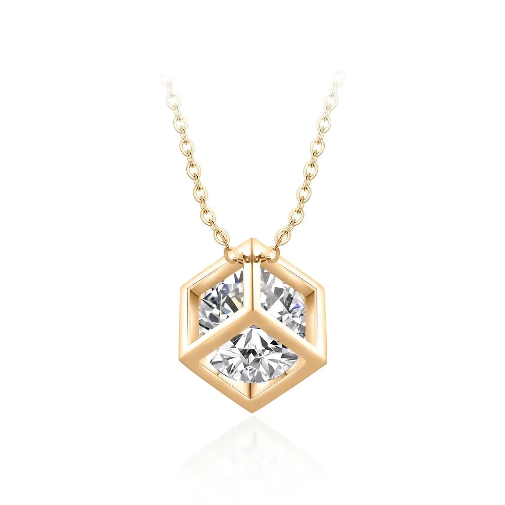 Luxury 4.0ct D Color Moissanite Necklace