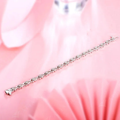925 Silver 18K Gold Plated Tennis Bracelets