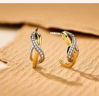 925 Sterling Silver Special Moissanite Earring