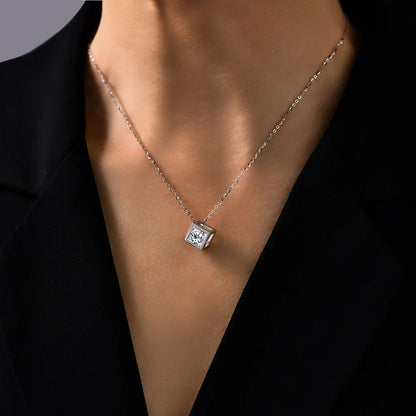 Luxury 4.0ct D Color Moissanite Necklace