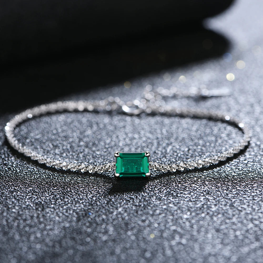 925 Sterling Silver Moissanite Diamond Bracelet