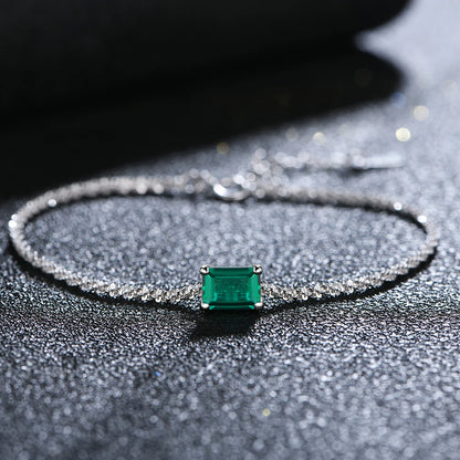 925 Sterling Silver Moissanite Diamond Bracelet