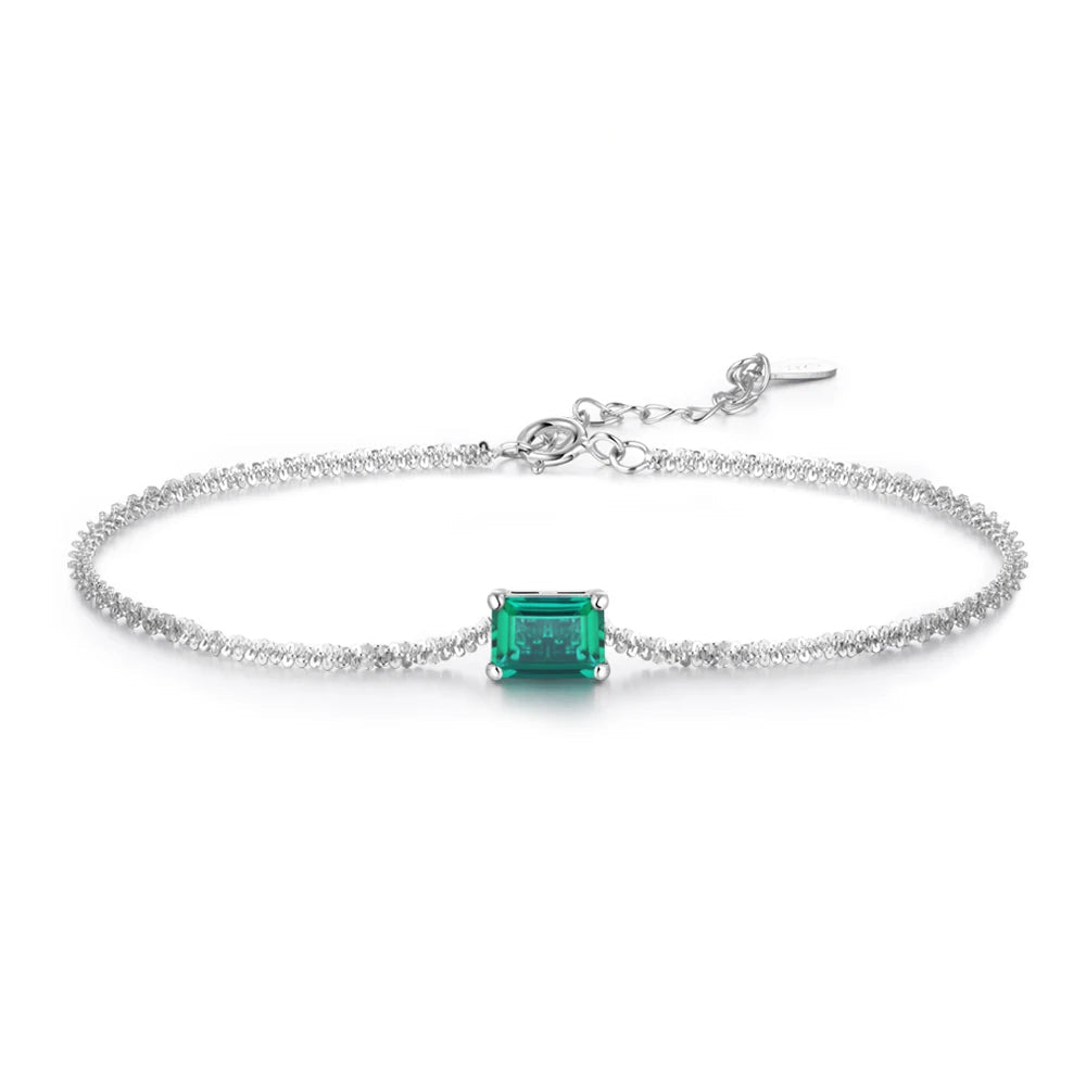 925 Sterling Silver Moissanite Diamond Bracelet