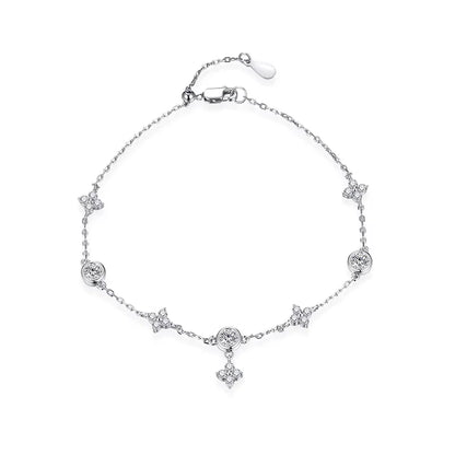 925 Sterling Silver Classic Moissanite Bracelet