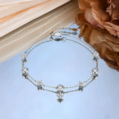 925 Sterling Silver Classic Moissanite Bracelet