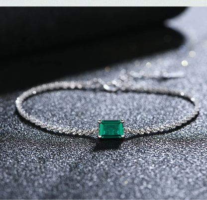 925 Sterling Silver Moissanite Diamond Bracelet