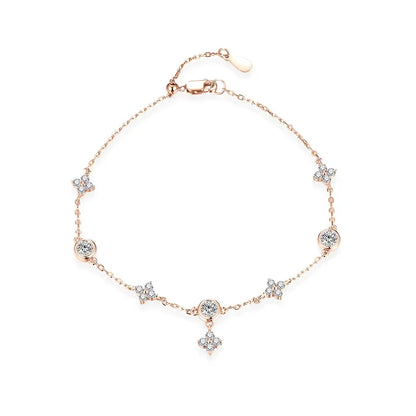 925 Sterling Silver Classic Moissanite Bracelet