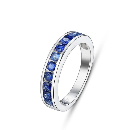 Blue Sapphire Real Silver Rings