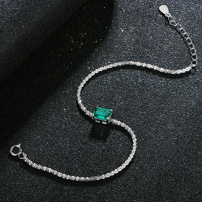 925 Sterling Silver Moissanite Diamond Bracelet