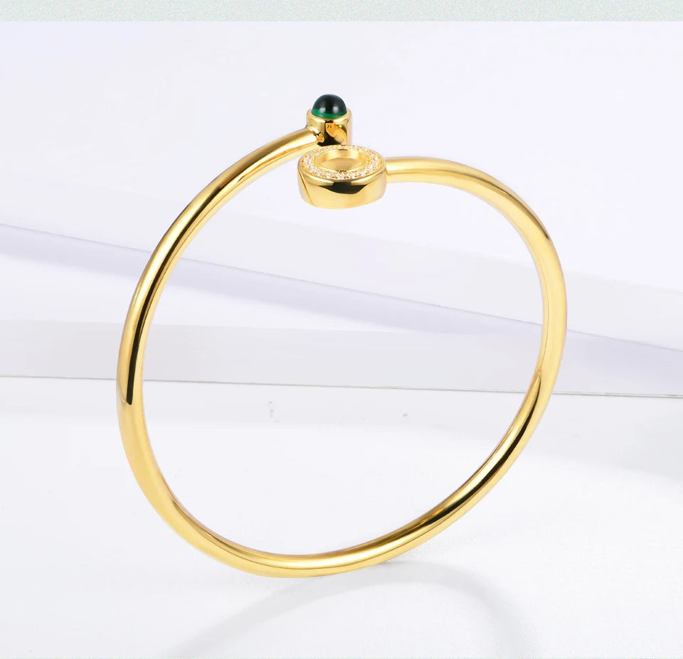 18K Yellow Gold Plated Charm Bracelet