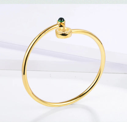 18K Yellow Gold Plated Charm Bracelet