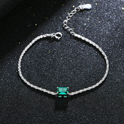 925 Sterling Silver Moissanite Diamond Bracelet