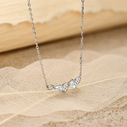 925 Sterling Silver Moissanite Necklace